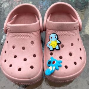 Crocs Toddler Size 8 Pink Clogs Sandals